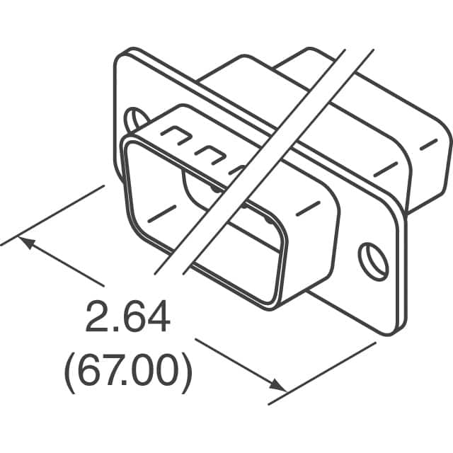 L177RRD50S Amphenol ICC (Commercial Products)  Alloggiamenti per connettori D-Sub a forma di D